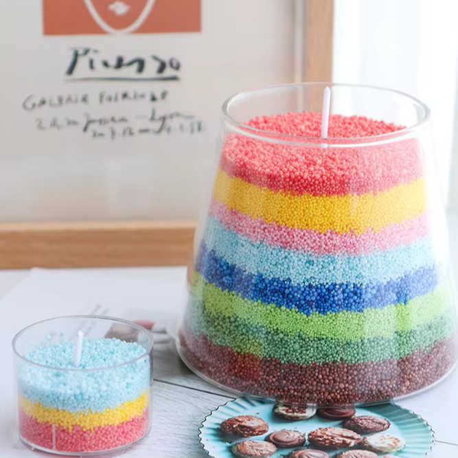 الشمع الرملي الملون