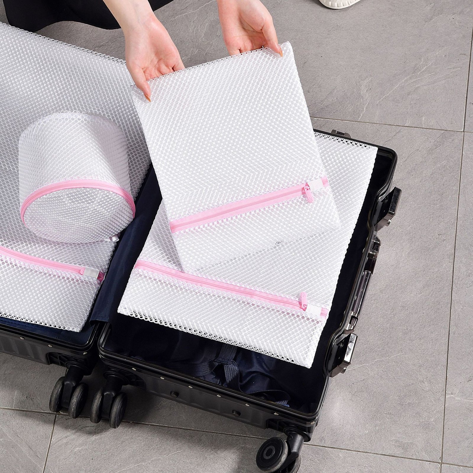 مجموعة أكياس الغسيل جودة متوسطة– 6 قطع بأحجام مختلفة مجموعة أكياس الغسيل جودة متوسطة– 6 قطع بأحجام مختلفة