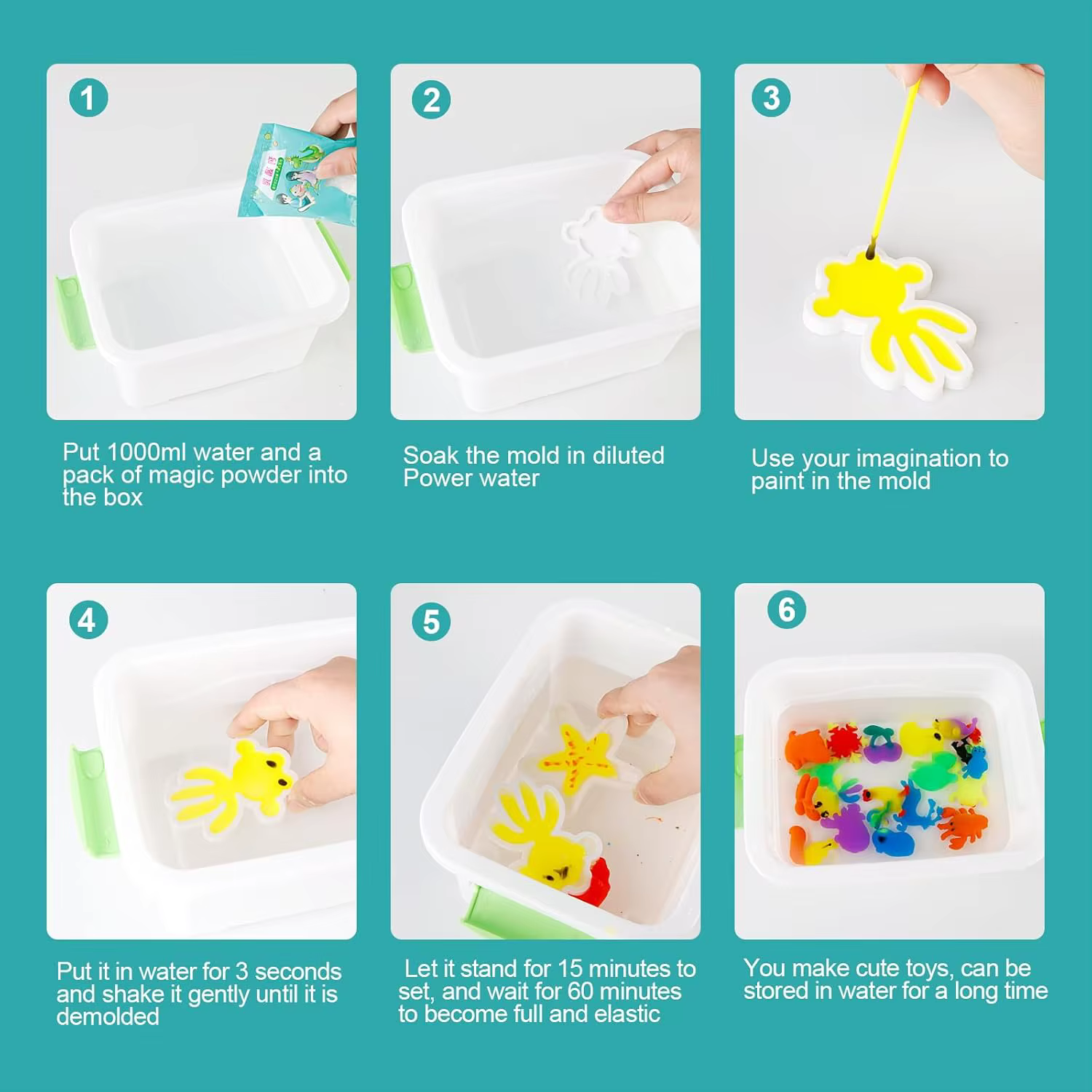 مجموعة الماء السحرية – 21 قطعة