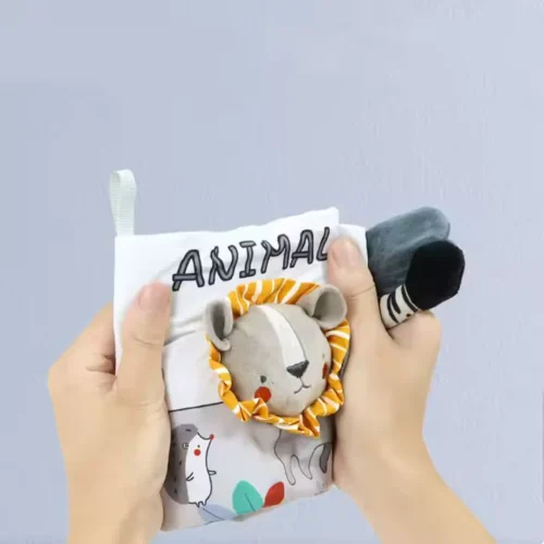 كتاب قماش تفاعلي للأطفال