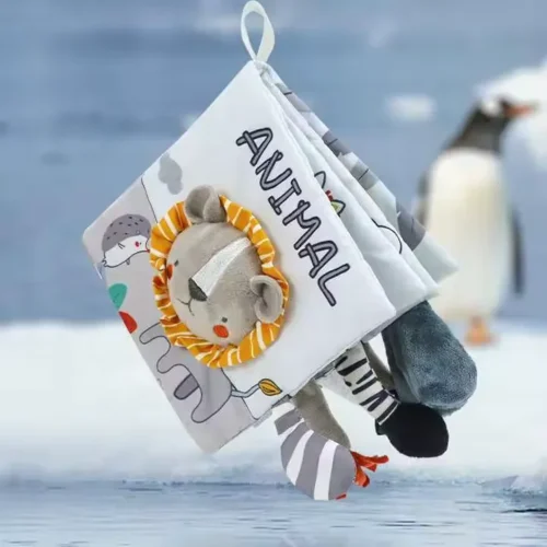 كتاب قماش تفاعلي للأطفال