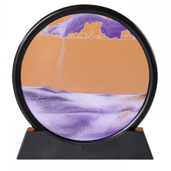 ساعة رملية ديكورية متحركة الحجم الكبير