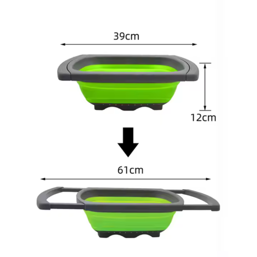 مصفاة خضار قابلة للتمدد والطي