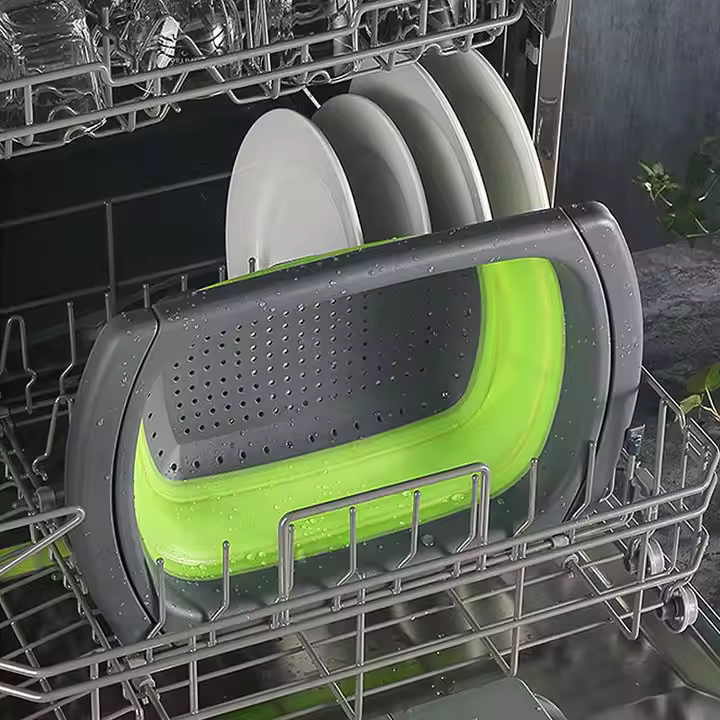 مصفاة خضار قابلة للتمدد والطي