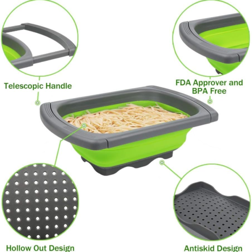 مصفاة خضار قابلة للتمدد والطي