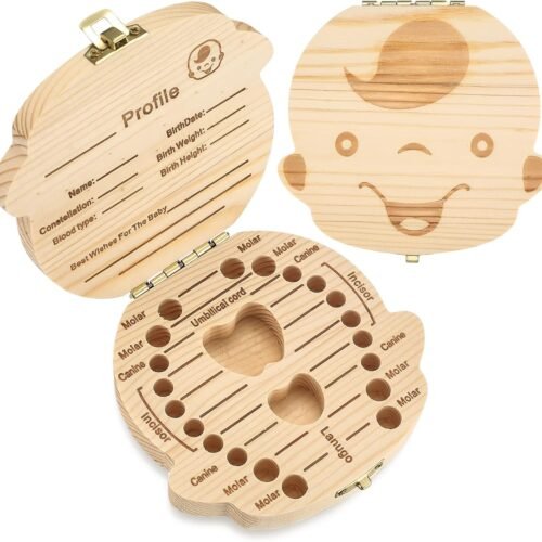 صندوق حفظ الاسنان الخشبي صندوق حفظ الاسنان الخشبي