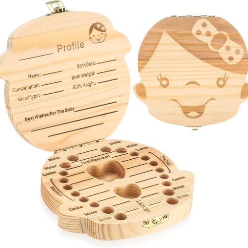 صندوق حفظ الاسنان الخشبي صندوق حفظ الاسنان الخشبي