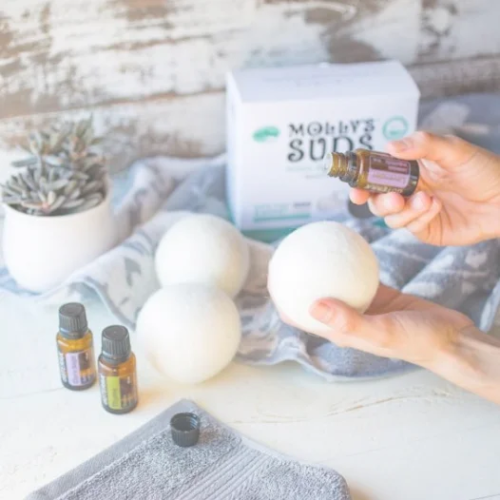 كرات الصوف الطبيعية للتجفيف * 3 كرات